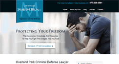 Desktop Screenshot of jamesbrunlaw.com